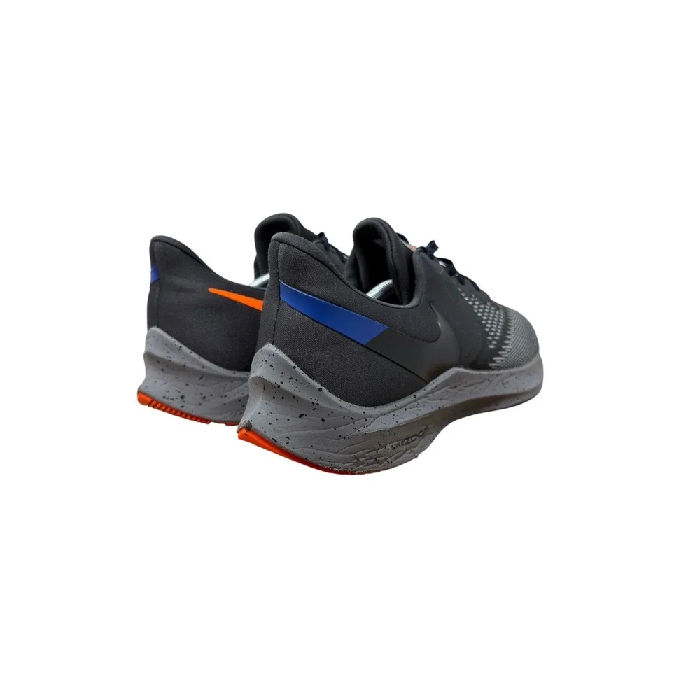 Nike Zoom Winflo 6 Running Shoes Mens 13 Black Grey CU4834-001 Speckled Sole